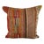 20 x 20 Kilim Pillow Turkish Cushion Natural Red Brown Pillow Cushion Cover For Sale