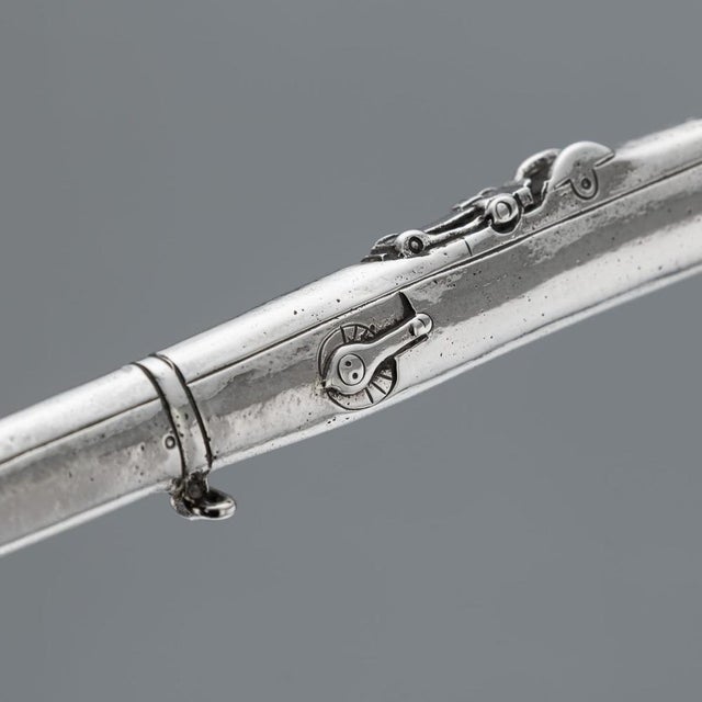 Antique English Silver Rifle Shooting Trophy, London, 1915 For Sale - Image 17 of 18