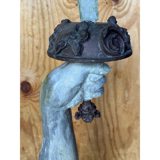 Monumental 'Excalibur Sword' Garden Statue, England, 1900 For Sale - Image 10 of 12