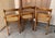 French Country Early 20th Century Antique French Style Cane Seat Chairs - Set of 3 For Sale - Image 3 of 11