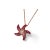 Add a touch of ocean-inspired elegance with this 14K rose pink gold starfish pendant necklace. The pendant is adorned with...