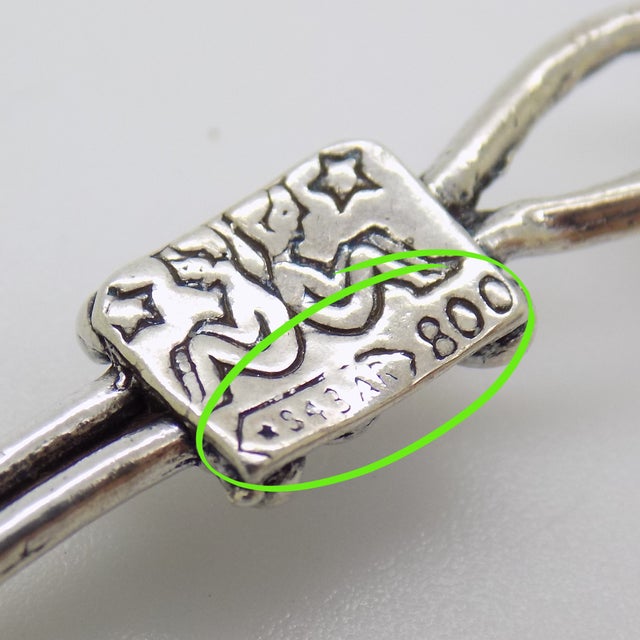 Metal Vintage Italian Handmade Genuine Silver Sugar Spoon With Flower Design, Made in Tuscany (Arezzo) For Sale - Image 7 of 9