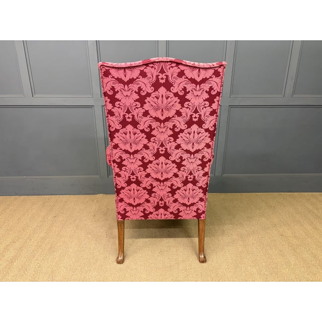 Antique Wing Chairs in Walnut, 1895 For Sale - Image 13 of 15