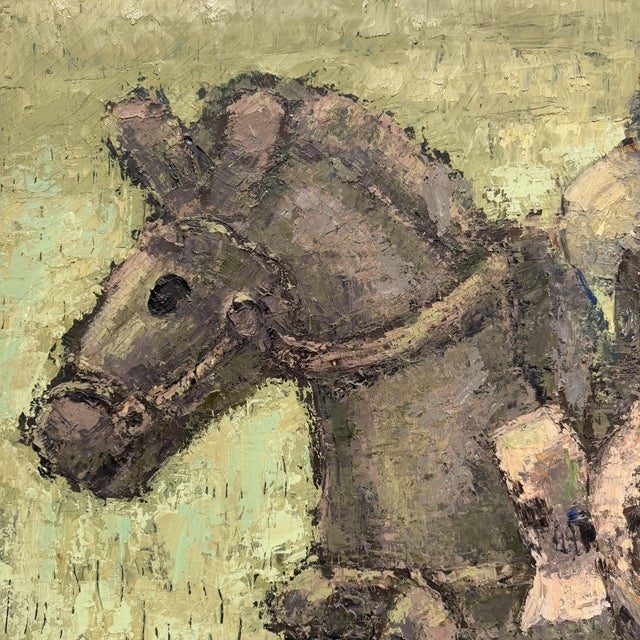 Takahashi Yoshikazu, Four Faces, 1983, Oil on Canvas For Sale - Image 4 of 9
