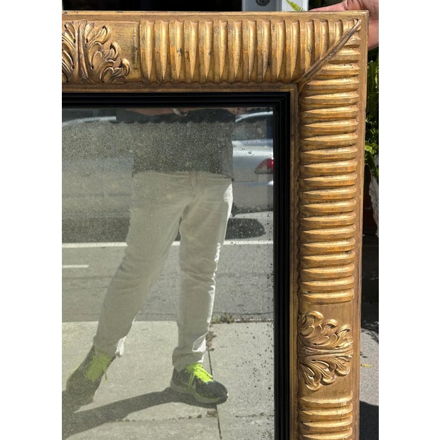 Michael Taylor 18c Style Michael Taylor Panache Regency Style Giltwood Mirror For Sale - Image 4 of 5