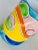 Vintage Folk Art Italian ‘La Musa’ Hand Painted Fish Ceramic Vase, Vessel, Canister For Sale In San Antonio - Image 6 of 10