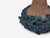 1979 Mid-Century Modern Hanne Stentøj, Large Brutalist Table Lamp, Blue Stoneware For Sale - Image 9 of 12