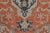 Traditional Antique Persian Heriz Medallion Rug in Orange and Blue Tones - Rug & Kilim For Sale - Image 3 of 7