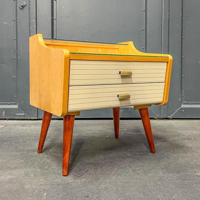 Mid-Century Modern Bedside Tables, 1960s, Set of 2 For Sale - Image 10 of 18