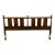 Vintage King Size Traditional Federal Style Raised Recessed Panel Headboard For Sale