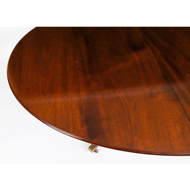 Vintage Regency Revival Oval Dining Table and Dining Chairs by William Tillman, 1990s, Set of 7 For Sale - Image 9 of 18