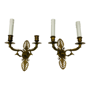 1920s Pair of Antique French Sconces
