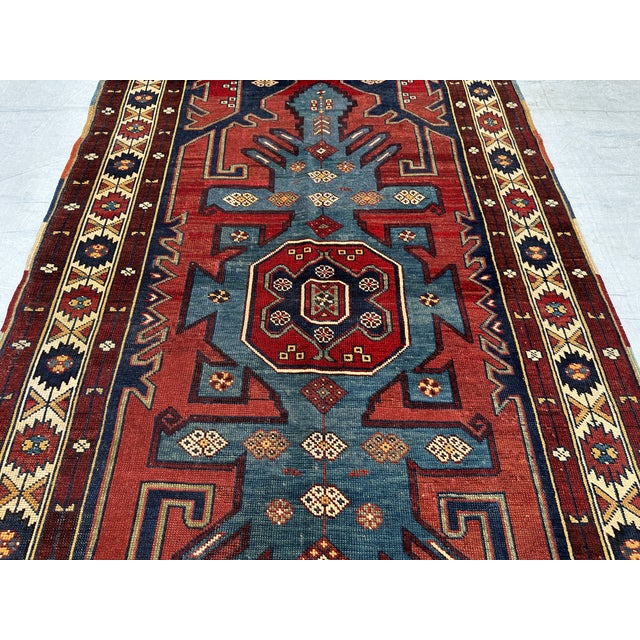 Tribal Antique Lori Pambak Kazak Hand-Knotted Wool Rug - 5'8" X 3'10" For Sale - Image 3 of 12