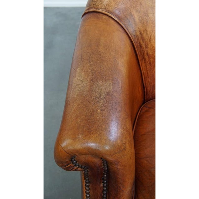Animal Skin Sheepskin Club Chair For Sale - Image 7 of 16