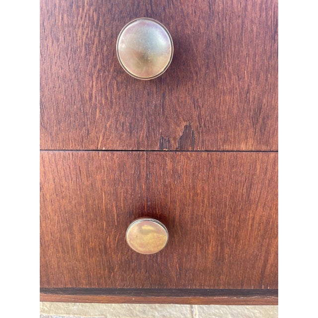 Mid-Century Oak Chest of Drawers, 1950s For Sale - Image 10 of 18