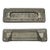 1900s Greek Key Nickel Silver Mail Slot For Sale
