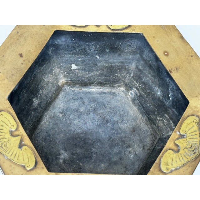 Early 20th Century Early 20th Century Traditional Chinese Hong Kong Goodluck Garden Bat Planters - Set of 2 For Sale - Image 5 of 12