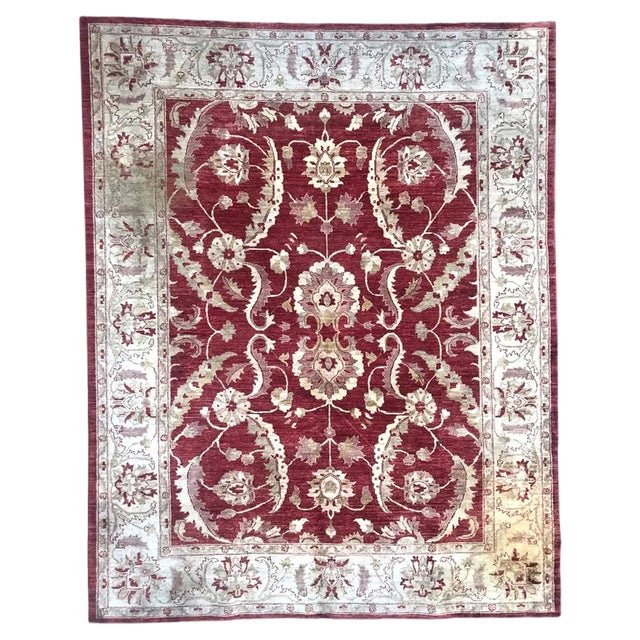 Afghan Mahal Chobi Rug, 1990s For Sale