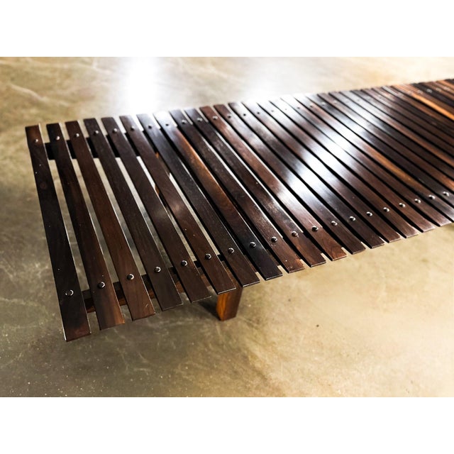 Mucki Bench in Rosewood, Sergio Rodrigues, 1958 For Sale - Image 14 of 17
