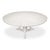 Modern Transitional Round Dining Table, Large - White Oak For Sale - Image 3 of 11