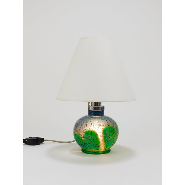 Art Deco German Ikora Table Lamp by Karl Wiedmann for WMF, 1930s For Sale - Image 17 of 18