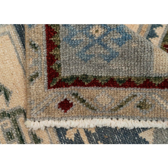 Turkish Mini Rug Oriental Hand Knotted Vintage Rug 1'6" x 3'4" #21105 For Sale In Houston - Image 6 of 8
