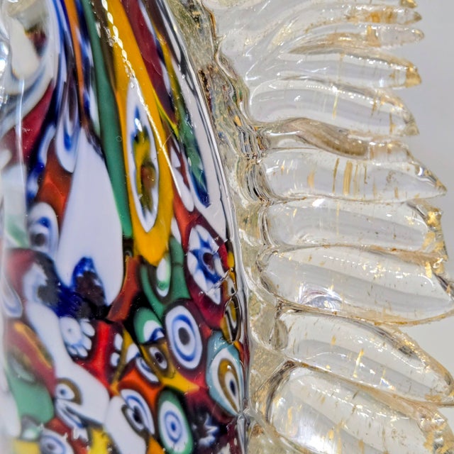 Murano Millefiori Glass Horse Head Sculpture by Serenella For Sale In Dallas - Image 6 of 8
