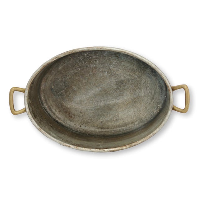 Large 19th Century French Hammered Copper Pot w/ Lid For Sale In Los Angeles - Image 6 of 7