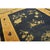 Navy Blue Small 1920s Navy Field Floral Deco Art Antique Chinese Peking Rug 3'2'' X 6'2' For Sale - Image 8 of 10