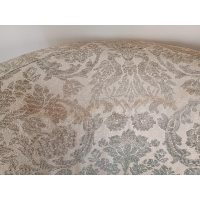 1990s Baker Furniture Company Slope Arm Club Chair #2 For Sale - Image 9 of 14