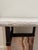 2010s Architectural Marble & Onyx Console Table With Blackened Iron Base For Sale - Image 5 of 8