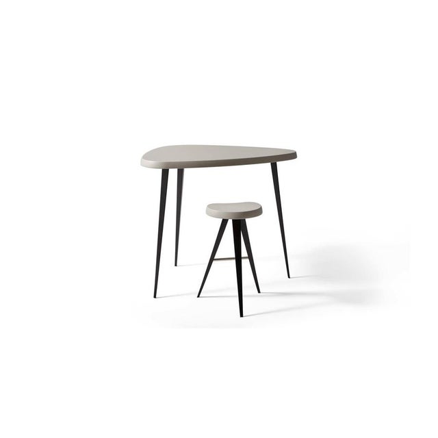 Mexique Stool and Table by Charlotte Perriand for Cassina, Set of 2 For Sale - Image 3 of 13