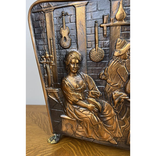 Vintage French Style Newspaper Rack For Sale - Image 12 of 13