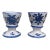 Blue & White Faience Egg Cups Martres Tolosane-A Pair For Sale