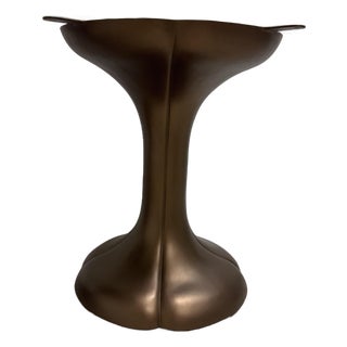 Jacques Garcia for Baker/ McGuire 513 Lucky Pedestal Brass Table Base For Sale