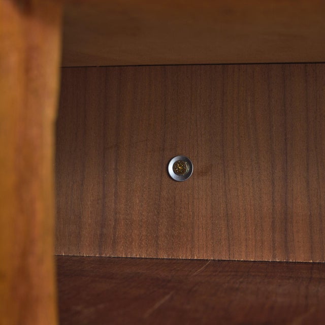 Italian Two-Tone Mahogany Wall-Mounted Console, 1970s For Sale - Image 11 of 11