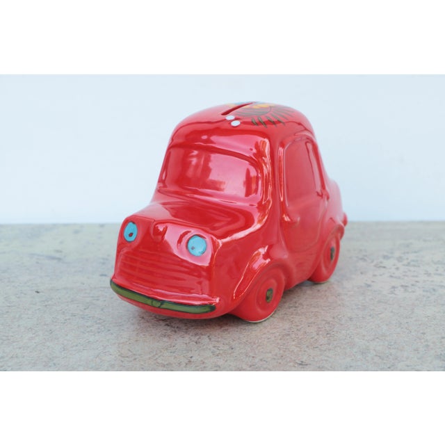 Mid-Century Modern Mid 20th Century Bertoncello Italian Car Piggy Bank For Sale - Image 3 of 9