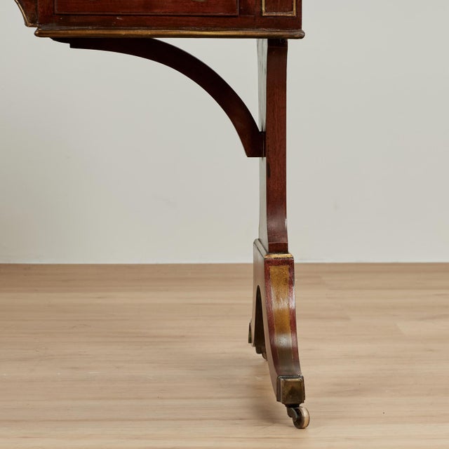 Antique English Leather Top Desk For Sale - Image 16 of 16