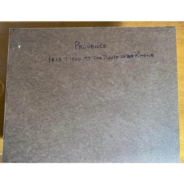 Baby Blue French Provincial Landscape Painting For Sale - Image 8 of 9