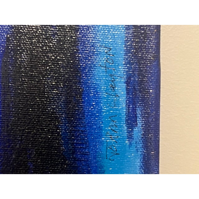 Contemporary Joann Clayton (1935-2020), Modern Abstract Acrylic Painting on Stretched Canvas, Signed For Sale - Image 3 of 5