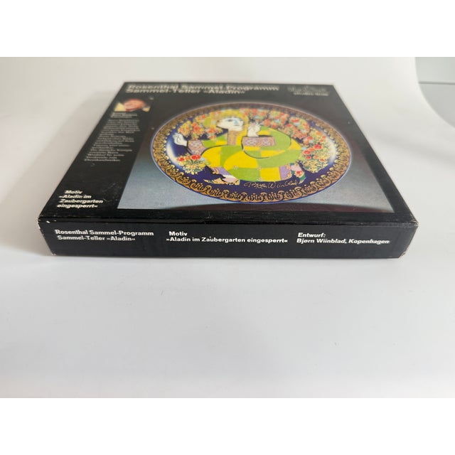 Item: Collector's Plate Brand: Rosenthal Series: Aladdin, Aladdin Trapped in the Magic Garden Diameter: 16.5 cm Condition:...