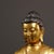 Late 19th Century Late 19th Century Gilt Bronze Buddha Statue, Seated Tathagata Figure, 3.27kg For Sale - Image 5 of 9