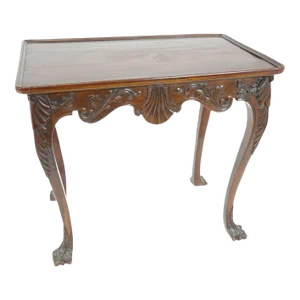 Mid 20th Century Vintage Carved Table