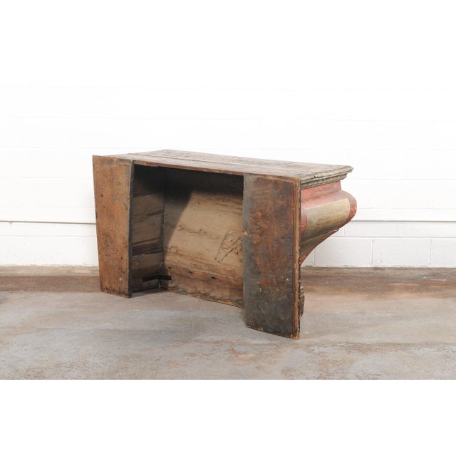 Spanish 18th C. Brazilian Console With Original Paint For Sale - Image 3 of 13