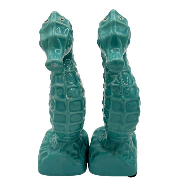 1990s Modernist Ceramic Trader Vic's Hawaii Seahorse Tiki Mug, Salt & Pepper Set - 3 pcs For Sale In Los Angeles - Image 6 of 9