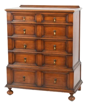 Mid 20th Century William and Mary Style Chest of Drawers