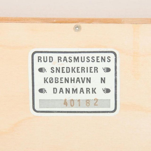 Vintage Cabinet in Elm from Mogens Koch, 1970s For Sale - Image 16 of 17