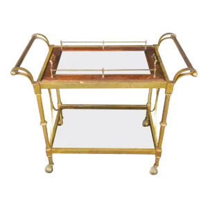 1970s Mid-Century Modern Mastercraft Bar Cart