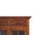 Wood Mango Wood Nightstand With Glass Door and Brass Hardware For Sale - Image 7 of 8