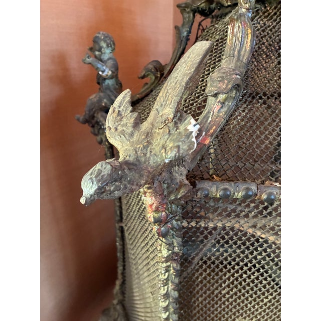 Antique French Rococo Birdcage on Carved Stand — 67” Tall For Sale - Image 9 of 11